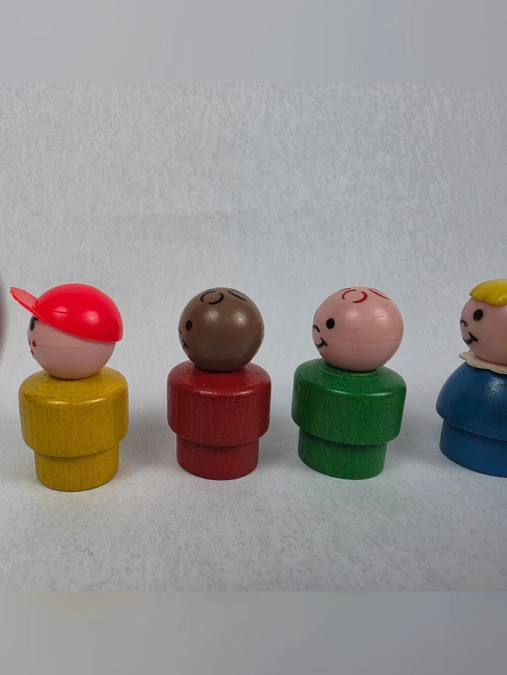 Vintage Fisher Price Little People Wooden Figurines